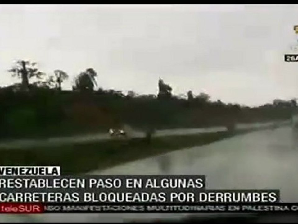 Reabren caminos en Venezuela