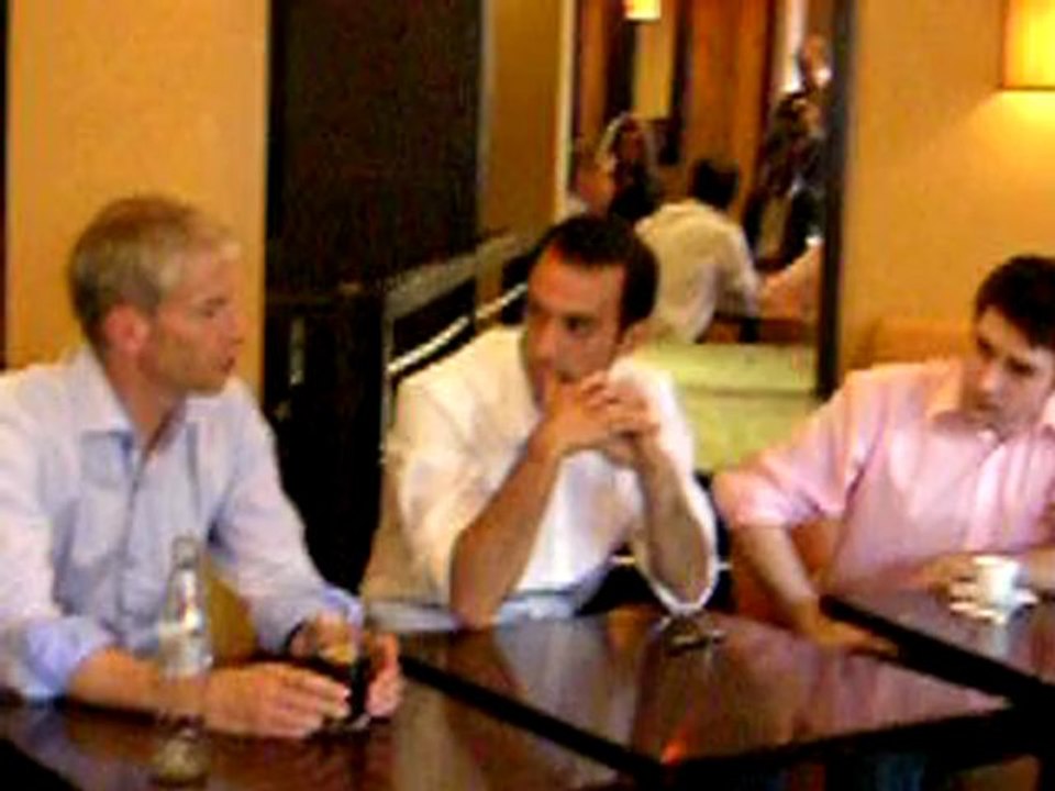 Débat sur l’emploi des jeunes avec Franck Riester (ext.1)