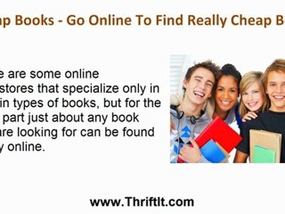 Cheap Books – Go Online To Find Really Cheap Books