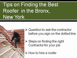Bronx, New York's Best Roofer