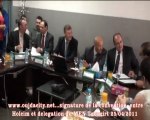 signature d' une Convention de partenariat entre Holcim Maroc et la délégation du MEN à Taourirt