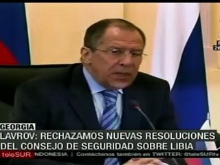 Rusia no apoya resolución de ONU sobre Libia