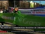 Finlandeses conmemoran tragedia de Chernóbil