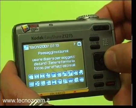 Videorecensione Fotocamera Kodak EasyShare Z1275 funzioni
