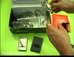 Videorecensione Pda Gps Mio A501 confezione d'acquisto