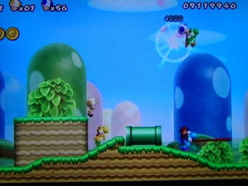 Canon du Monde 1 Super Mario bros wii
