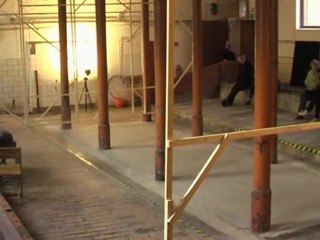 Bill Dietz, "Stereo Pacing (Torn Curtain)" (2006-2010)