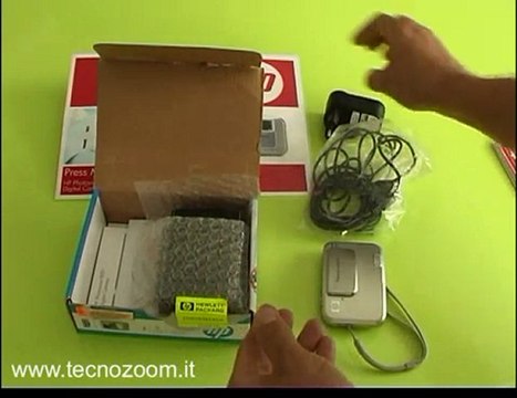 Videorecensione HP Photosmart R837 confezione d'acquisto