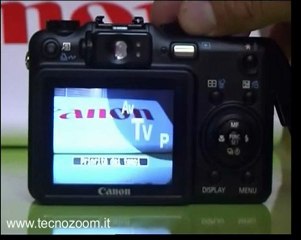 Videorecensione Canon Powershot G7 caratteristiche