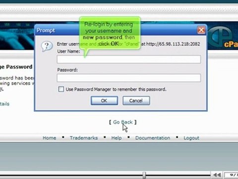 Change password in cPanel | cPanel password