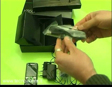 Videorecensione Sony Ericsson K850i confezione d'acquisto