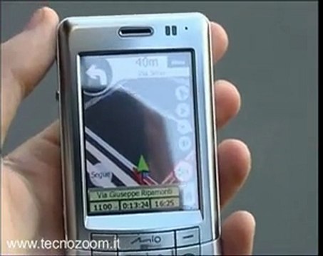 Videorecensione Pda Gps Mio A501 prova