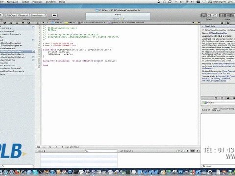 Formation iPhone, Formation iPad, Développement d'application pro pour IPhone - Tutoriel développement Iphone