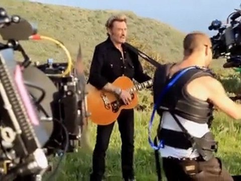 Johnny Hallyday - Making Of du clip La Douceur de vivre ( 2010 )