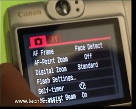 Videorecensione Canon Powershot A580 funzionalita'