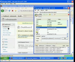 Selenium IDE - Array Example