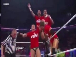 CM Punk kisses Alberto Del Rio