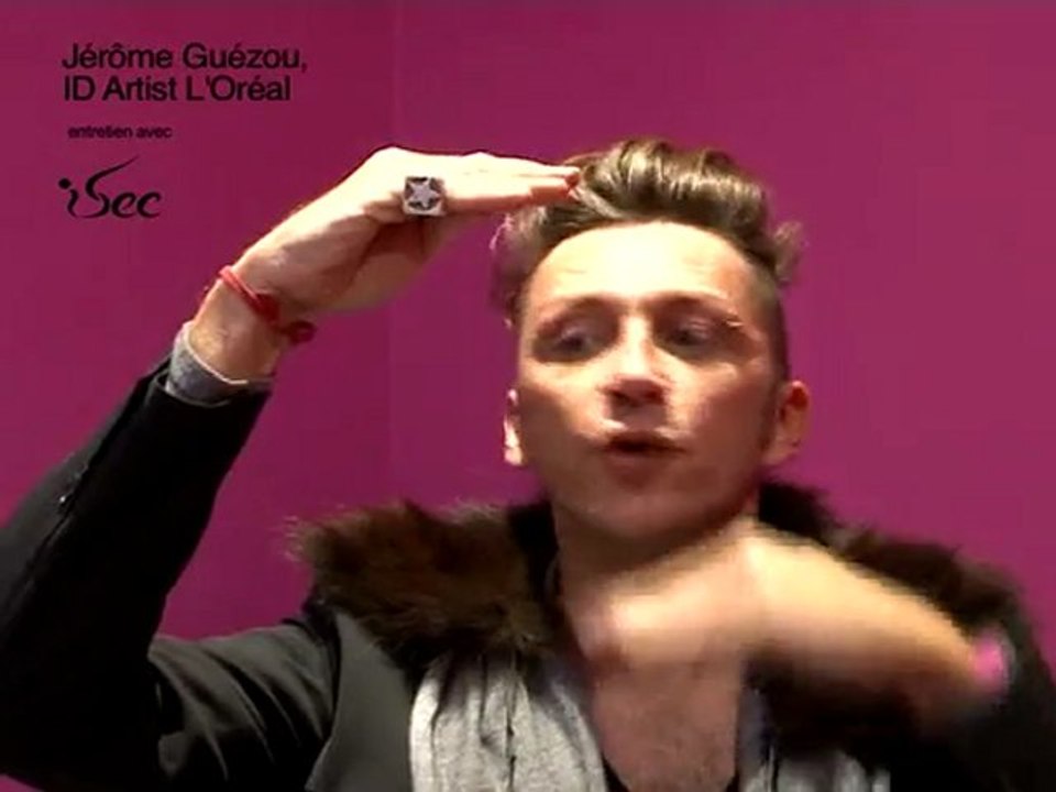 Ecole de coiffure ISEC, Jérôme Guezou, ID Artist L'Oréal témoigne