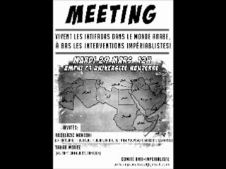 Vive les intifadas dans le monde arabe : intervention Abdelaziz Menebhi premiere partie