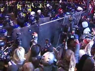 Brain-op student charged over protests