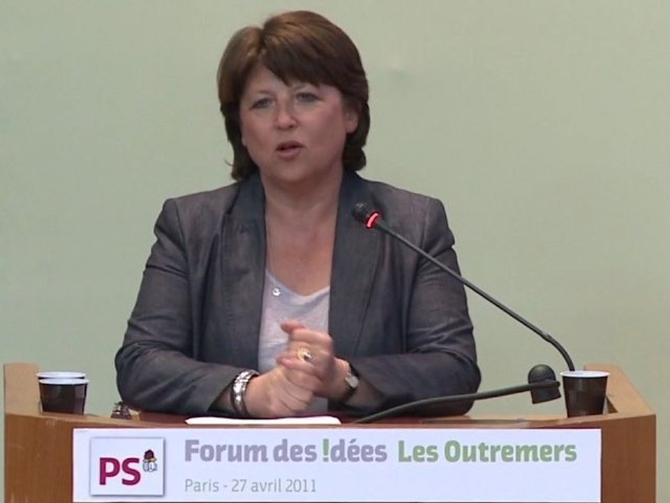 Discours de Martine Aubry au Forum des idées Outremers