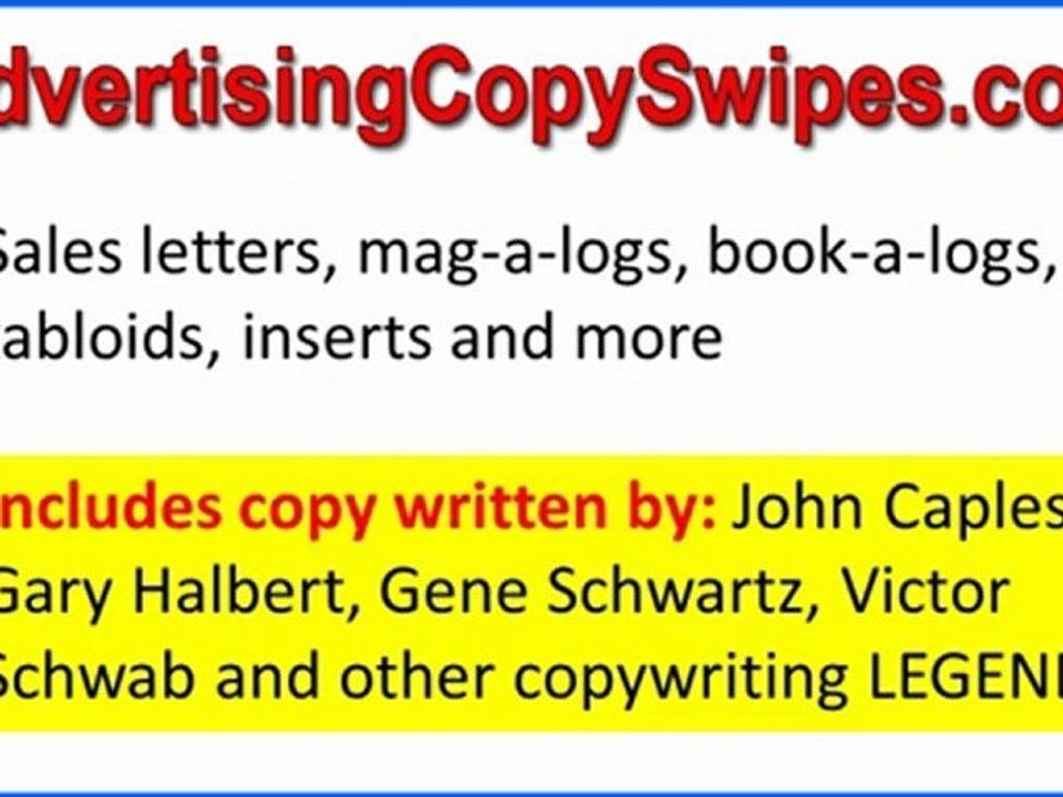 How to Instantly Build Your Own Copywriters Swipe Files