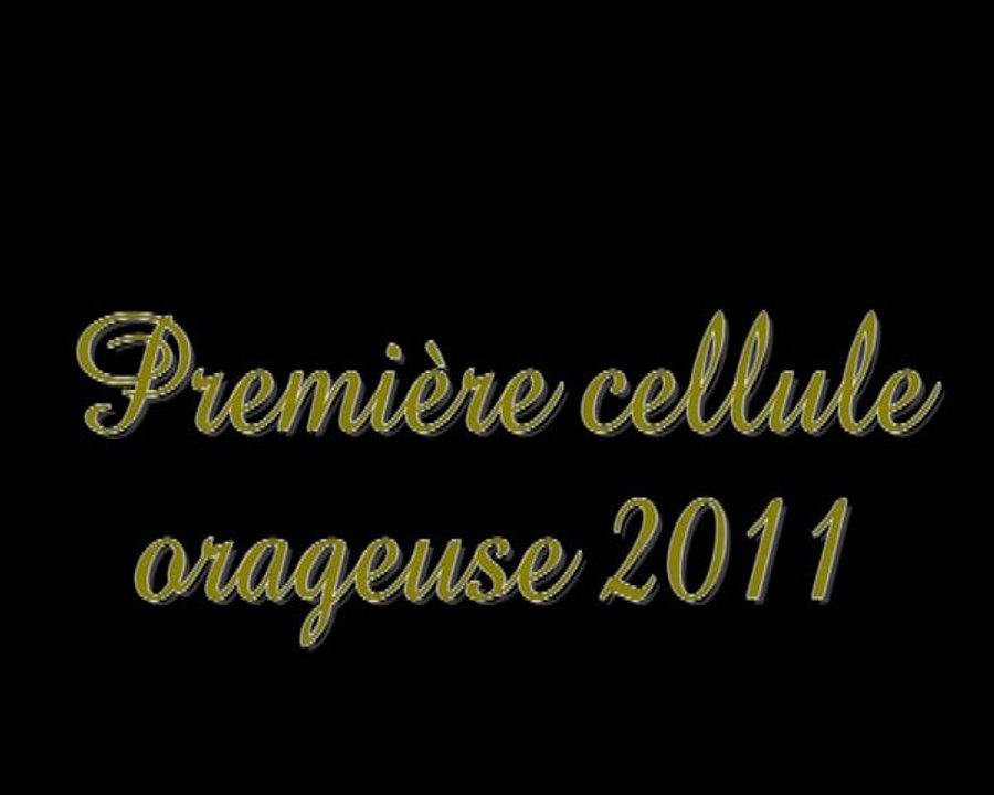 Première cellule orageuse - 23/04/2011