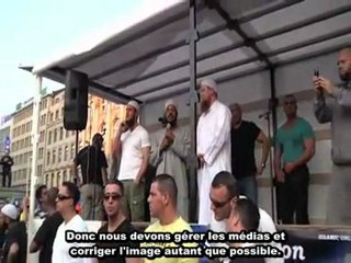 Bilal Phillips et Pierre Vogel: Rassemblement contre l'islamophobie à Francfort 3/6