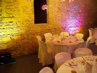 Décoration lumière de salle Chateau de Bionnay