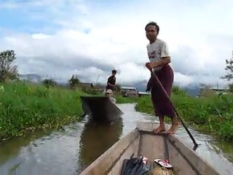 Rameur avec un pied (Lac Inle - Birmanie)