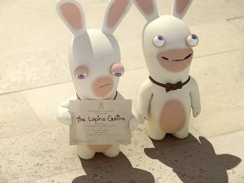 Les lapins crétins s'invitent au mariage de Kate et William