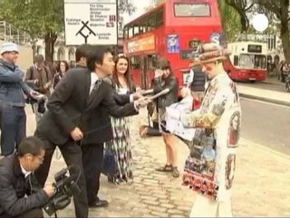 Foreign media frenzy over royal wedding