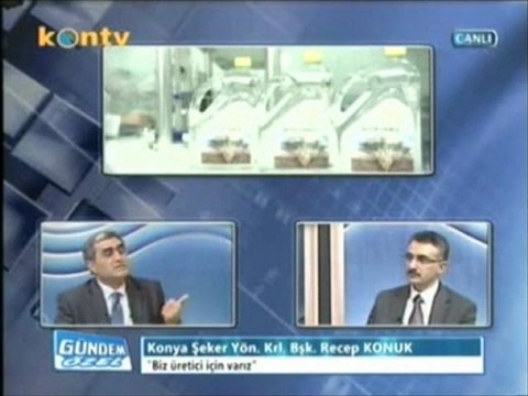 Recep KONUK - Kontv Gündem Özel Programı -2 - Pancar Parası, Yem, Etanol ve Panplast