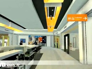 Liaison Terminal 2A à 2C aéroport de Roissy