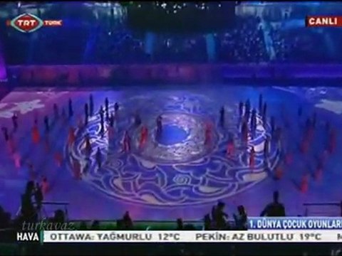 6 BİR TÜRK MASALI 1.Dünya Çocuk oyunları açılış töreni TRT
