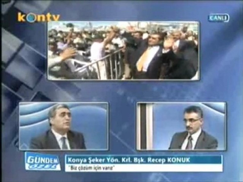 Recep Konuk  - Kontv Gündem Özel Programı -8 - Üretimin Öncüsü Çiftçiye Mesaj
