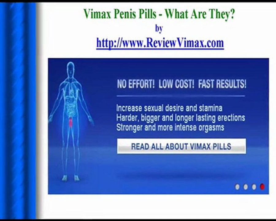 Vimax Pills Review - What Are They?