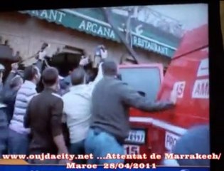 video de l'attentat terroriste a marrakech / maroc  le 28 avril 2011