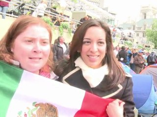 Royal fans camp outside Westminster Abbey
