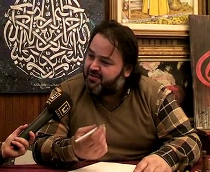 Kaligrafi ustası Mustafa Erol çalışmalarını Ülke Tv'ye anlattı