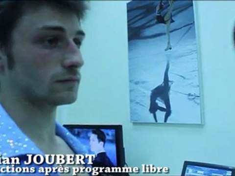 Réactions Brian JOUBERT après programme libre