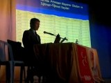 Yusuf Halaçoğlu MHP Fatih Konferansın'da Ermenilerin Türkleri katlettiğini anlatıyor