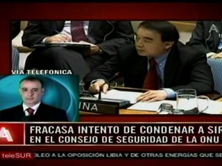 Fracasa ONU en imponer sanciones a Siria