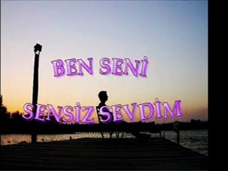 BEN SENİ SENSİZ SEVDİM