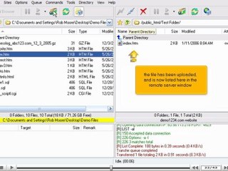 Uploading files using FlashFXP by VodaHost.com web hosting