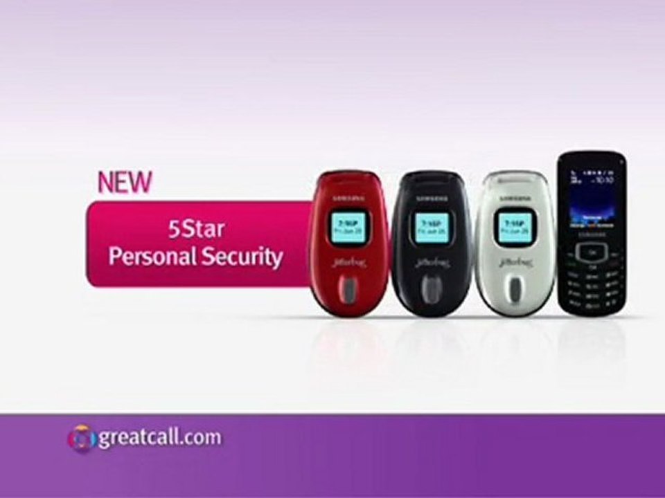 GreatCall - Jitterbug with 5Star Personal Security