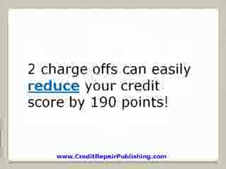 Delete Charge Offs How to remove them legally....