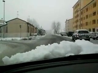 neve sulla mediana