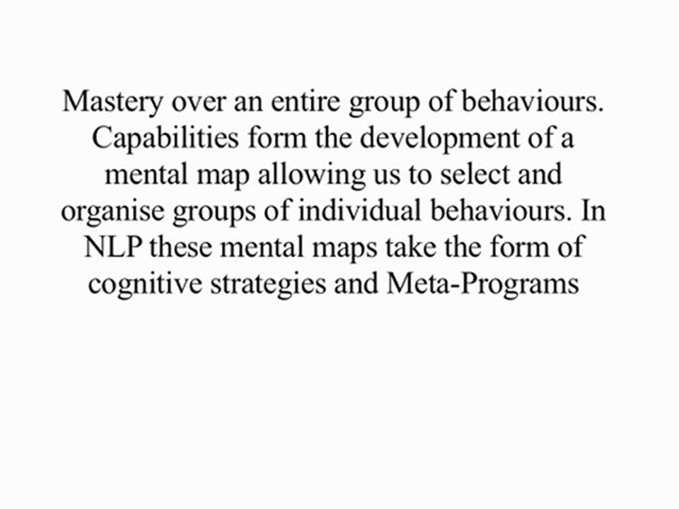 NLP Glossary Capability