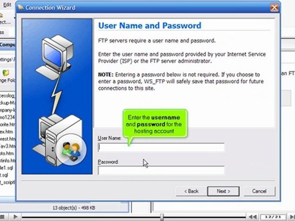 Configuring your website in WS_FTP by VodaHost.com web hosting